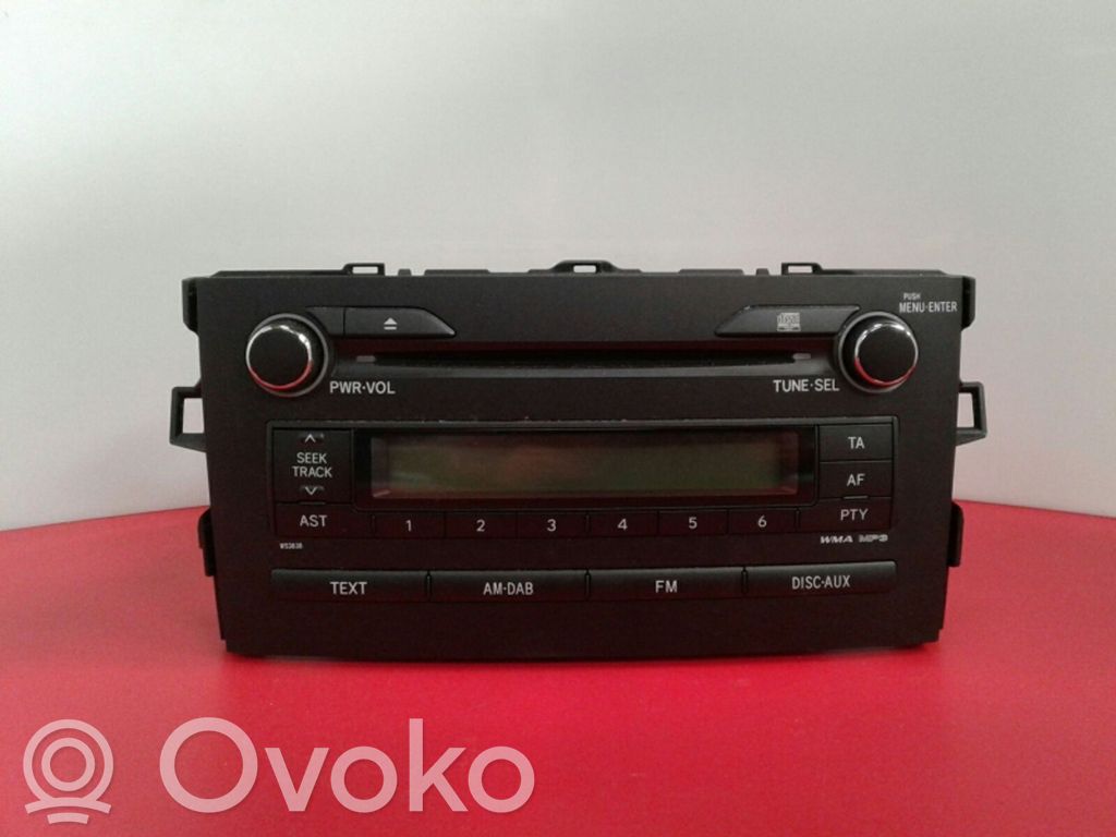 Toyota Auris 150 Panel / Radioodtwarzacz CD/DVD/GPS 