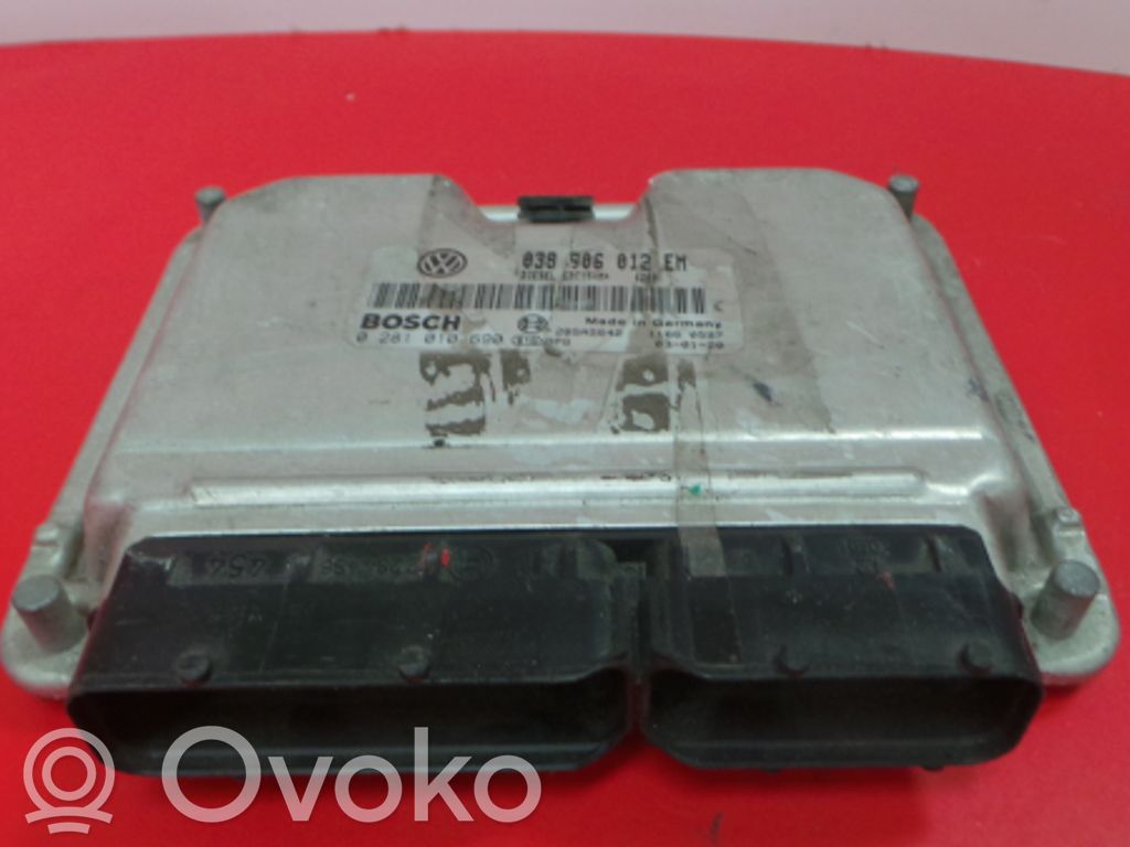 Engine control unit/module   038,012,0281010690,07,36804,906,BOSCH,EM