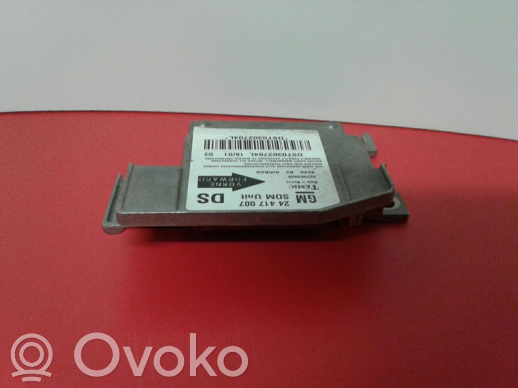Opel Corsa C Airbag control unit/module 