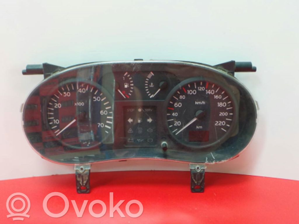 Renault Clio II Geschwindigkeitsmesser Cockpit 