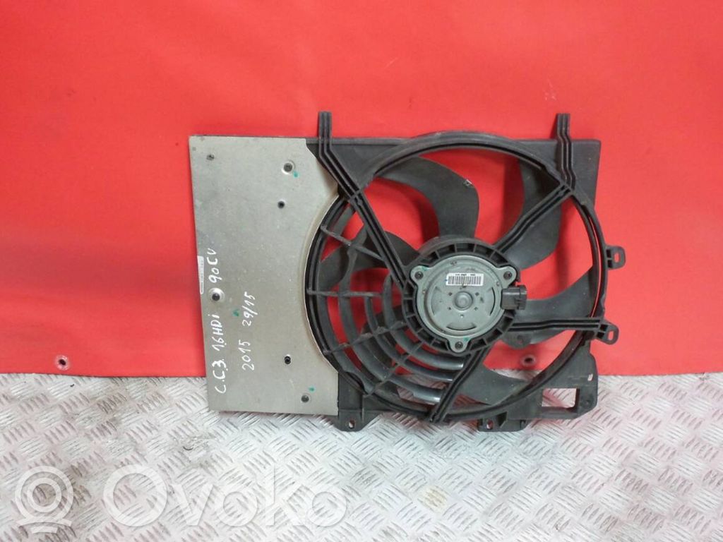 Citroen C3 Electric radiator cooling fan 