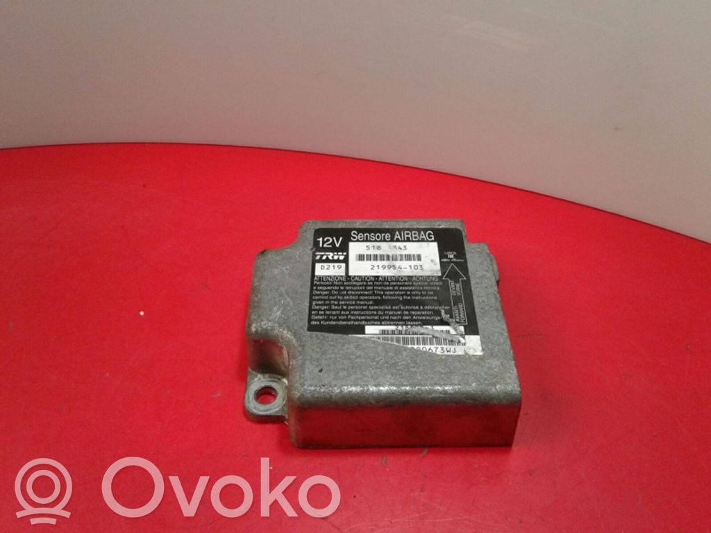 Airbag control unit/module   5184843,219954103,DISPARADA