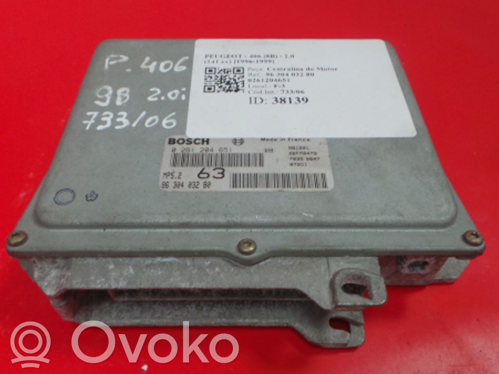 Peugeot 406 Dzinēja vadības bloks 
