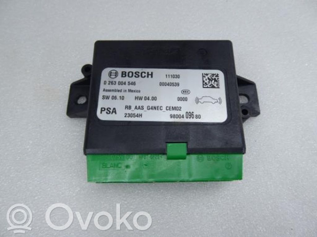 Other control units/modules   9800409680,0263004456,6002JP0259