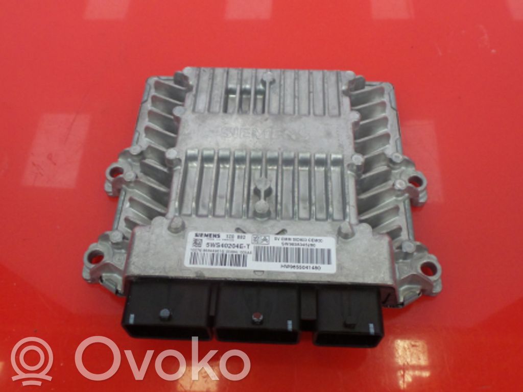 Engine control unit/module   5WS40204ET,HW9655041480,SIEMENS,SW9658345280