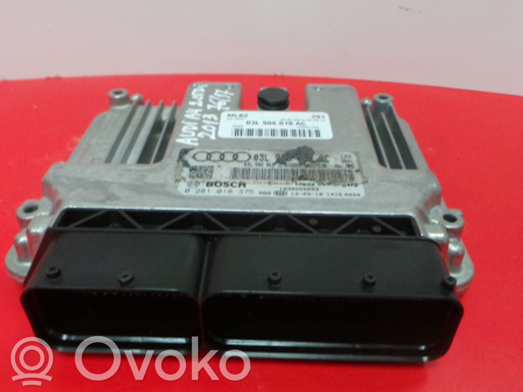 Engine control unit/module   03L,018,0281018375,906,BOSCH