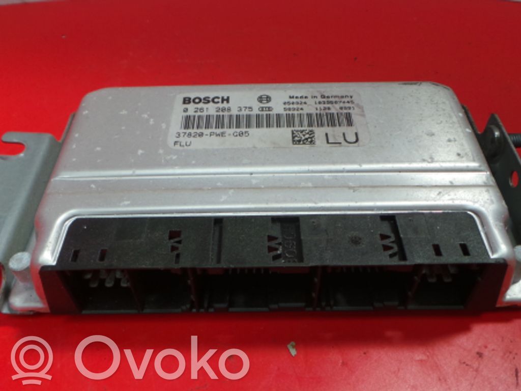 Engine control unit/module   261,375,37820PWEG05,BOSCH
