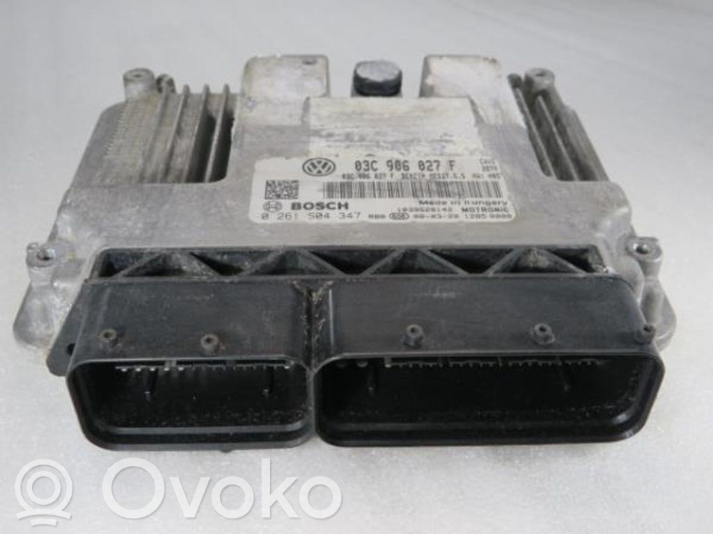 Engine control unit/module   03C906027F,0261S04347,03C906027F
