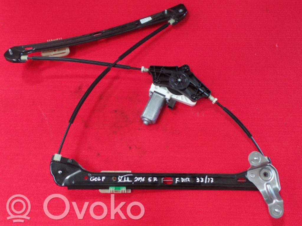 Volkswagen Golf VII Front window lifting mechanism without motor 