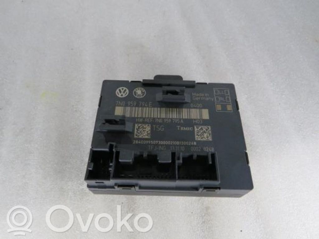 Unité de commande module de porte   7N0959794E,00020248,7N0959794,7N0959795,7N0959795A,TRASDIREITO
