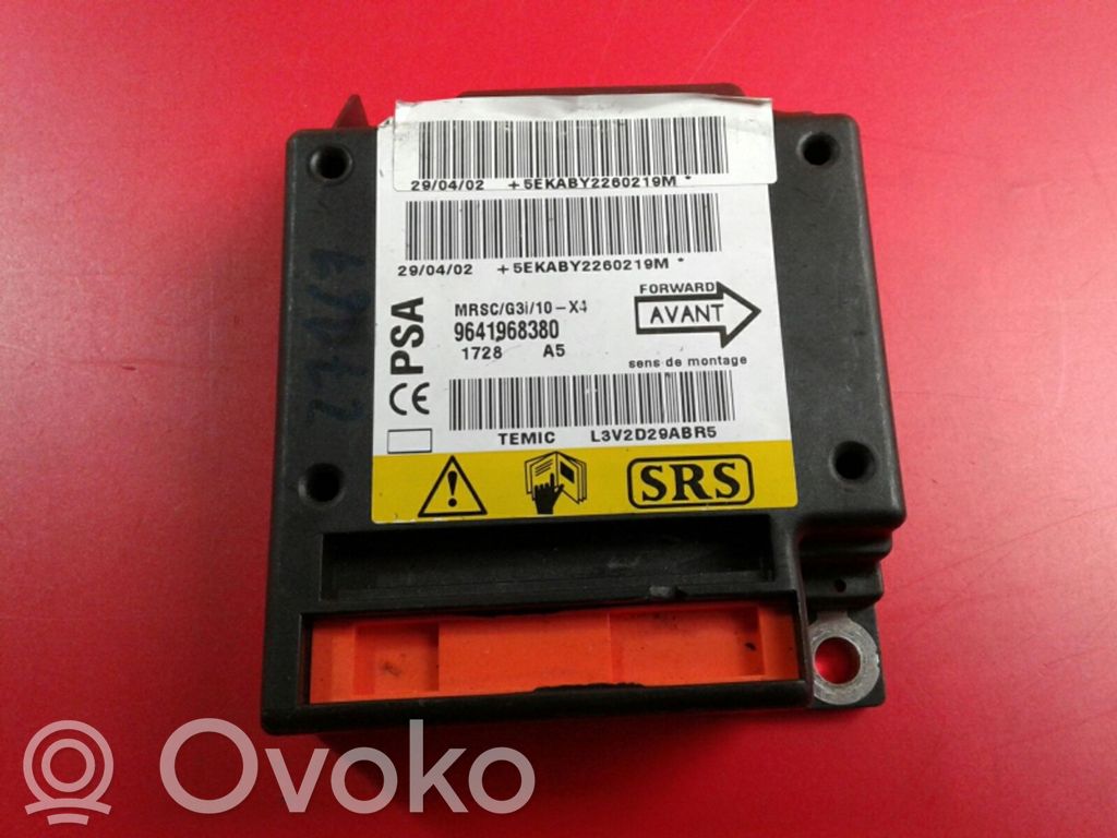 Module de contrôle airbag   9641968380