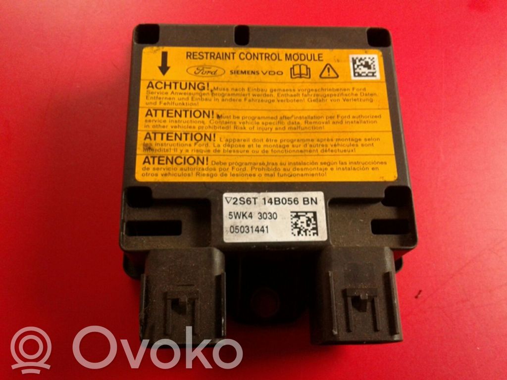 Airbag control unit/module   2S6T,14B056,5WK43030,BN