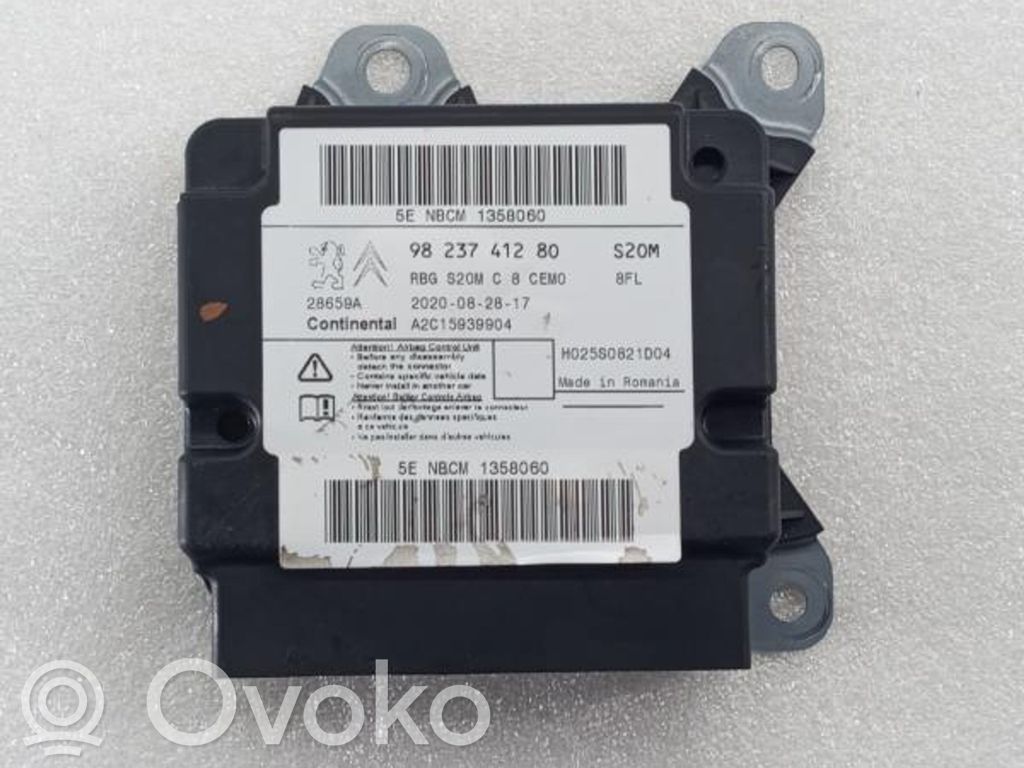 Airbag control unit/module   9823741280,A2C15939904,H025S0821D04