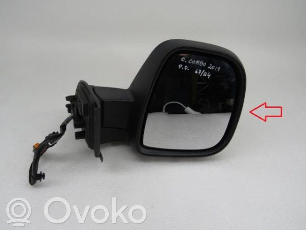 Opel Combo E Front door electric wing mirror 