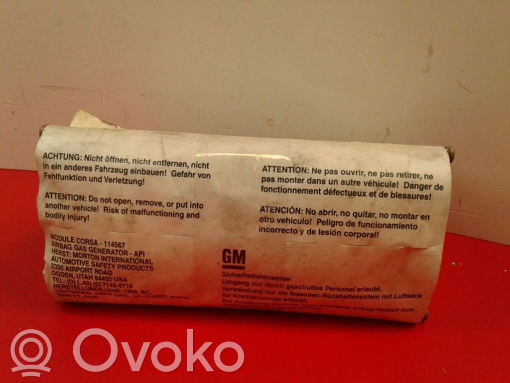 Opel Corsa B Pasažiera drošības spilvens 