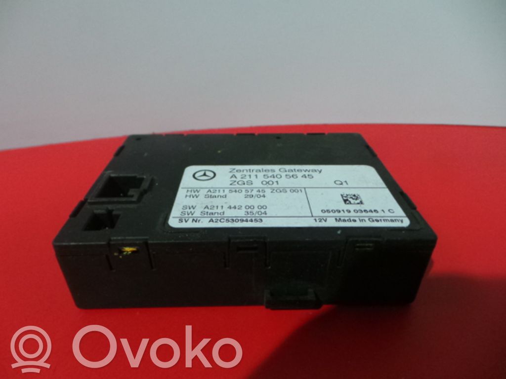 Interruptor de control multifunción   211,540,56,A2115405645,A2C53094453
