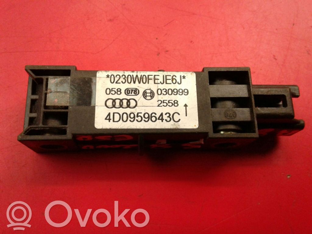 Airbagsensor Crashsensor Drucksensor   4D0959643C