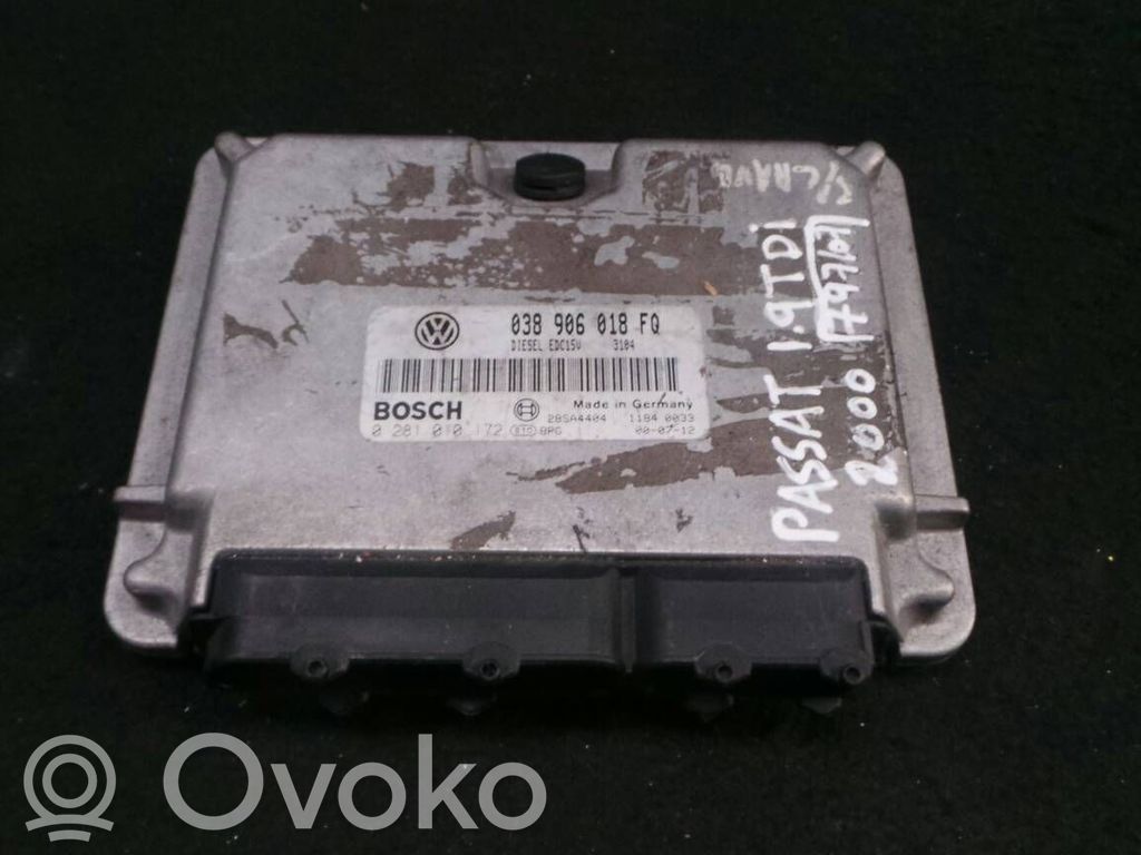 Volkswagen PASSAT B5 Engine control unit/module 