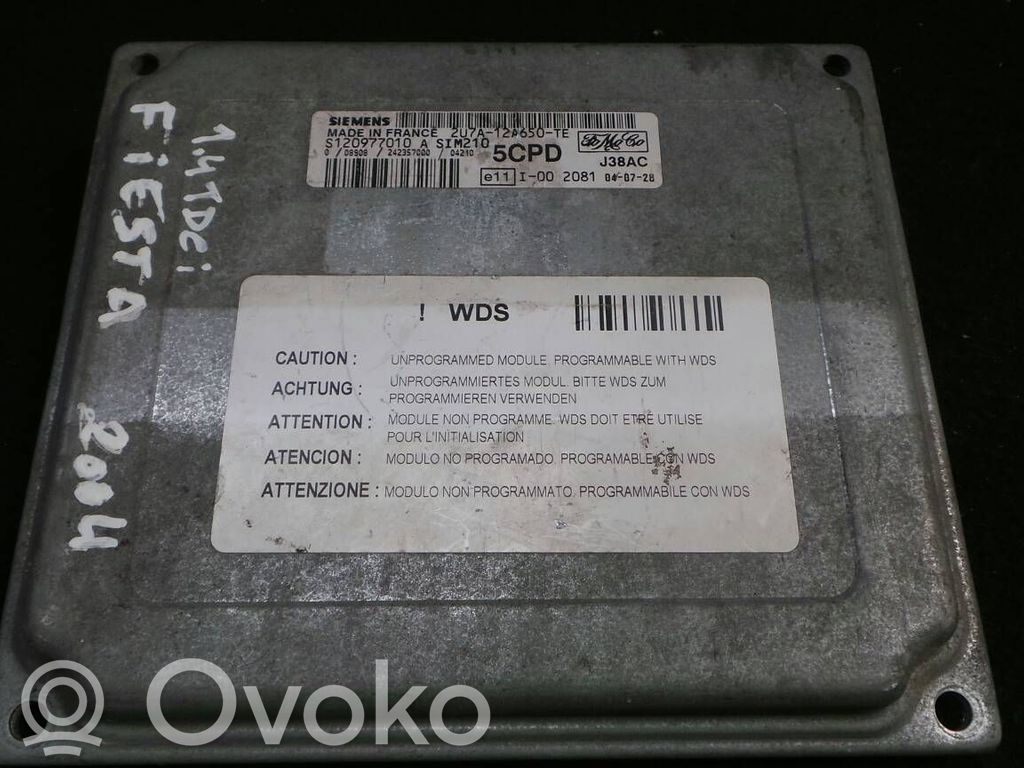 Engine control unit/module   2U7A12A650TE,38710,S120977010