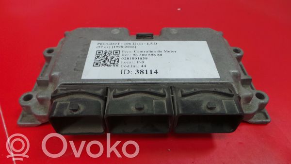 Peugeot 106 Engine control unit/module 