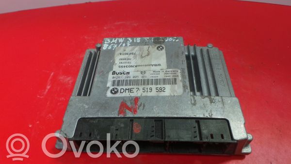 Engine control unit/module   DME,0261209005,07,37968,519,592,867,BOSCH