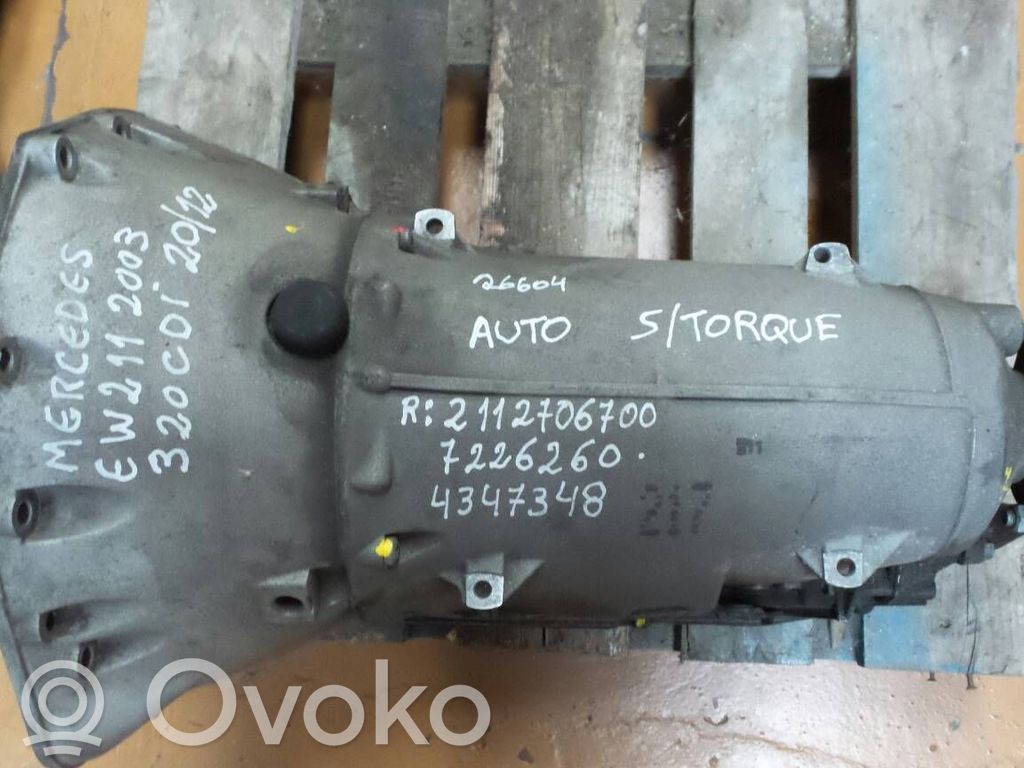 Automatic gearbox   2112706700,4347348,7226260,86038