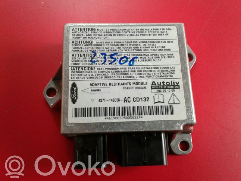 Airbag control unit/module   4S7T,14B056