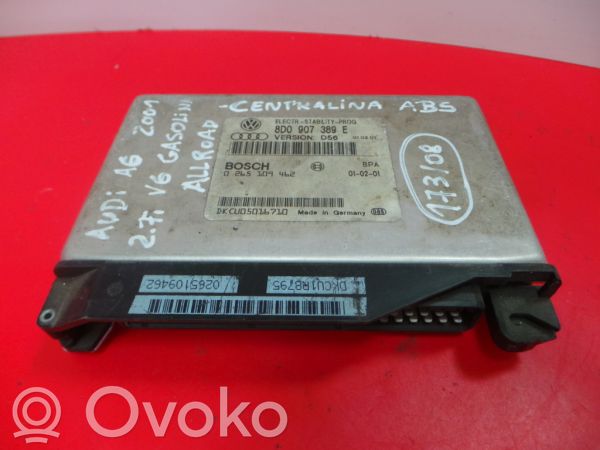ABS control unit/module   8D0,0265109462,08,173,389,907,BOSCH