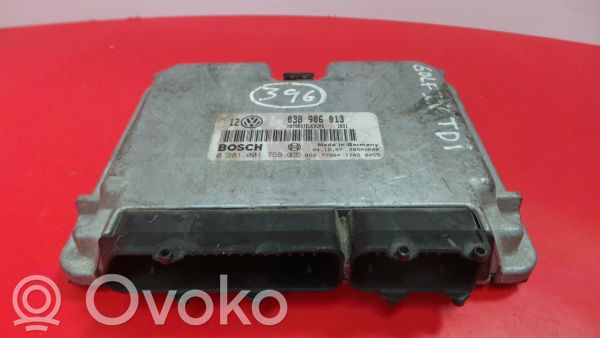 Engine control unit/module   038,013,0281001759,396,906,BOSCH