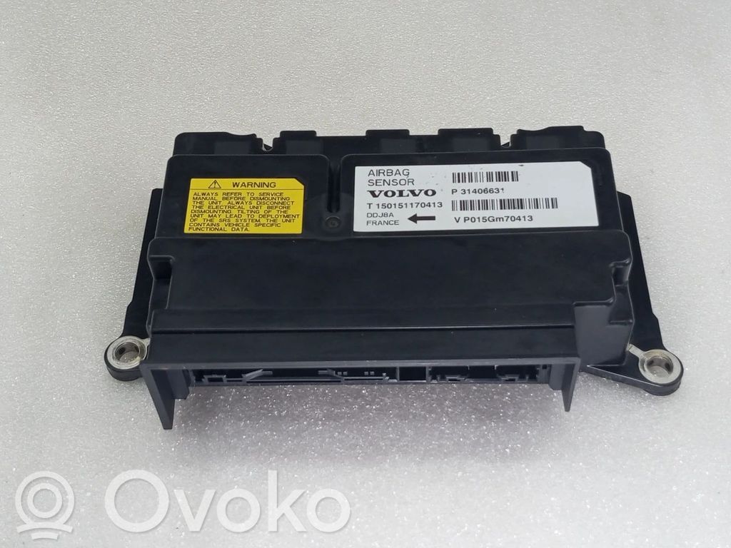 Module de contrôle airbag   P31406631,DDJ8A