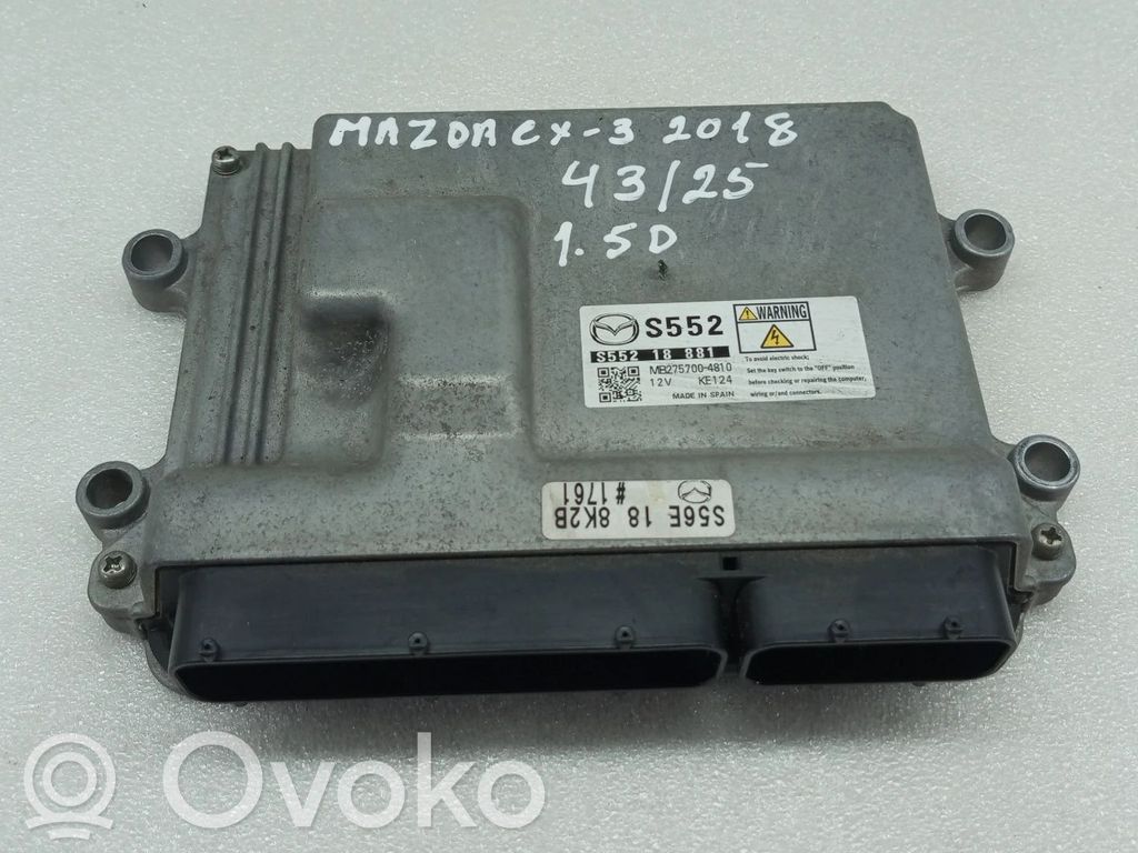Mazda CX-3 Engine control unit/module 
