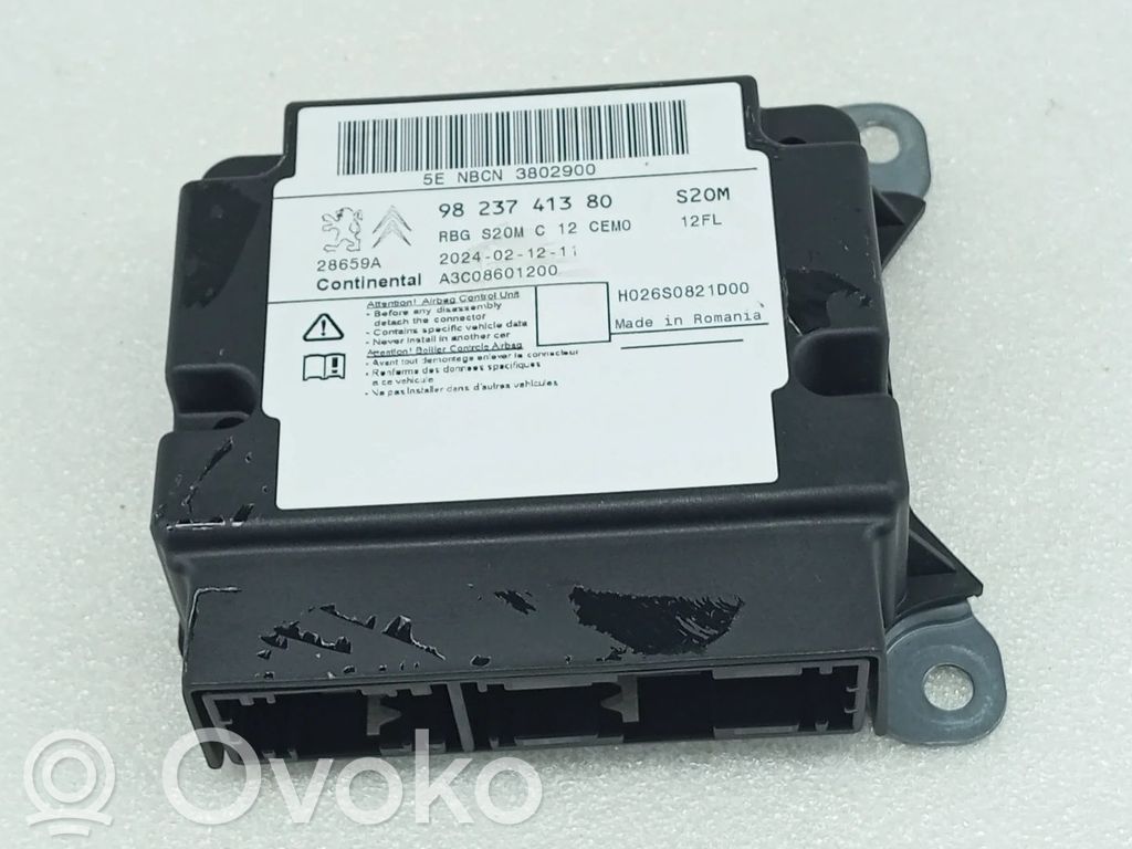 Airbag control unit/module   9823741380,A3C08601200