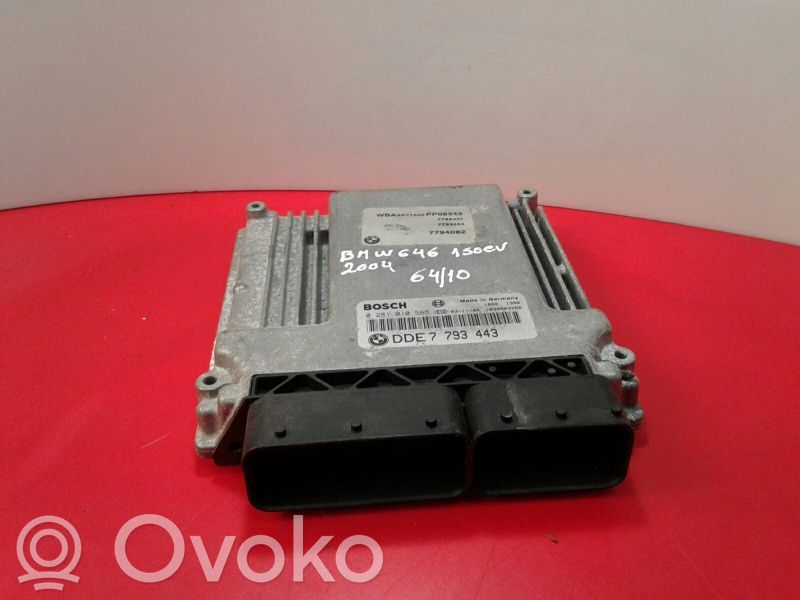 Moottorin ohjainlaite/moduuli   0281010565,64,DDE7793443