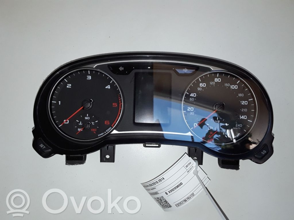 Audi A1 Speedometer (instrument cluster) 