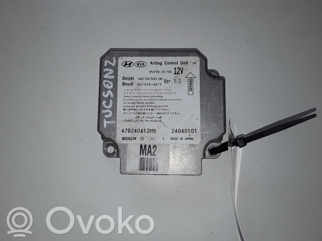 Hyundai Tucson JM Sterownik / Moduł Airbag 