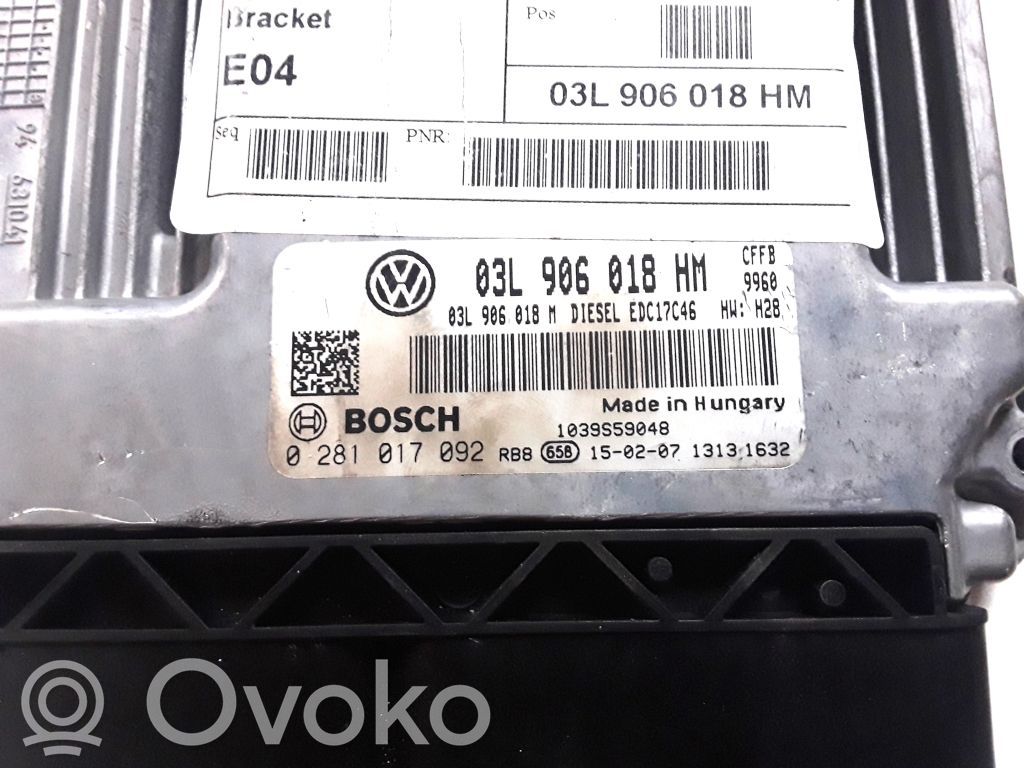 Seat Alhambra (Mk2) Engine control unit/module 