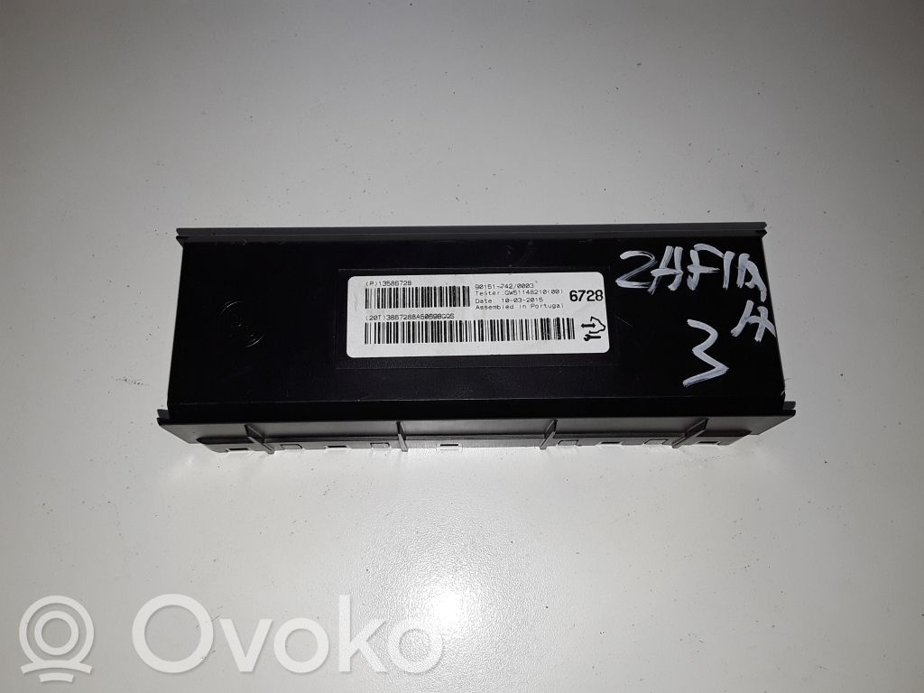 Opel Zafira C Autres unités de commande / modules 