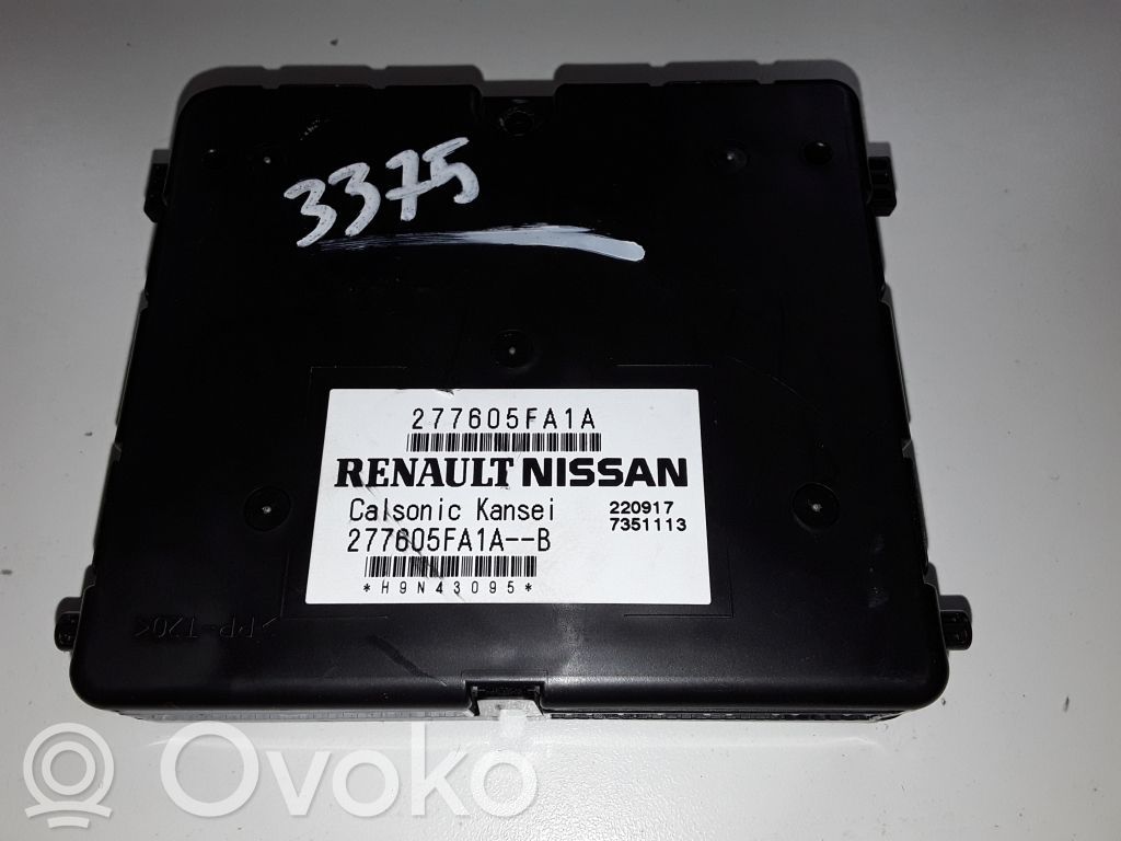 Nissan Micra K14 Air conditioning/heating control unit 