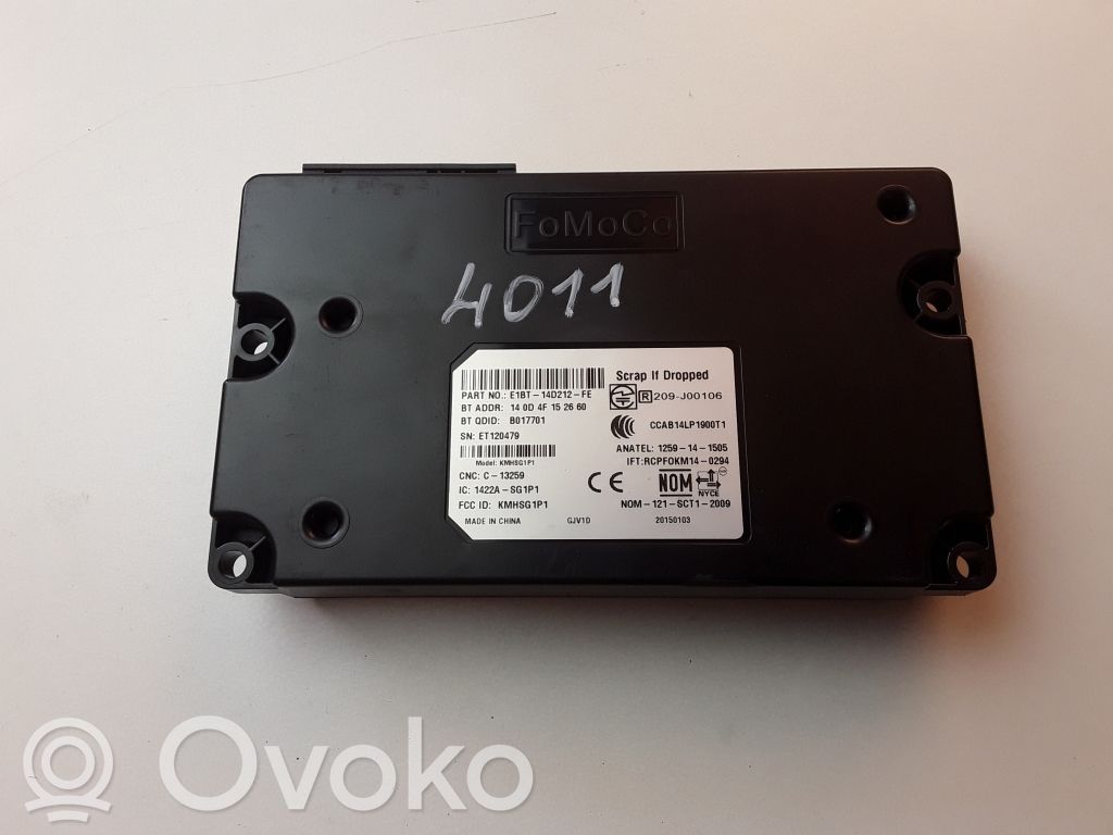 Ford Focus Bluetooth control unit module 