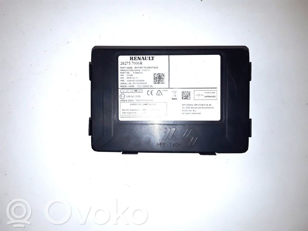 Renault Kadjar GPS navigation control unit/module 