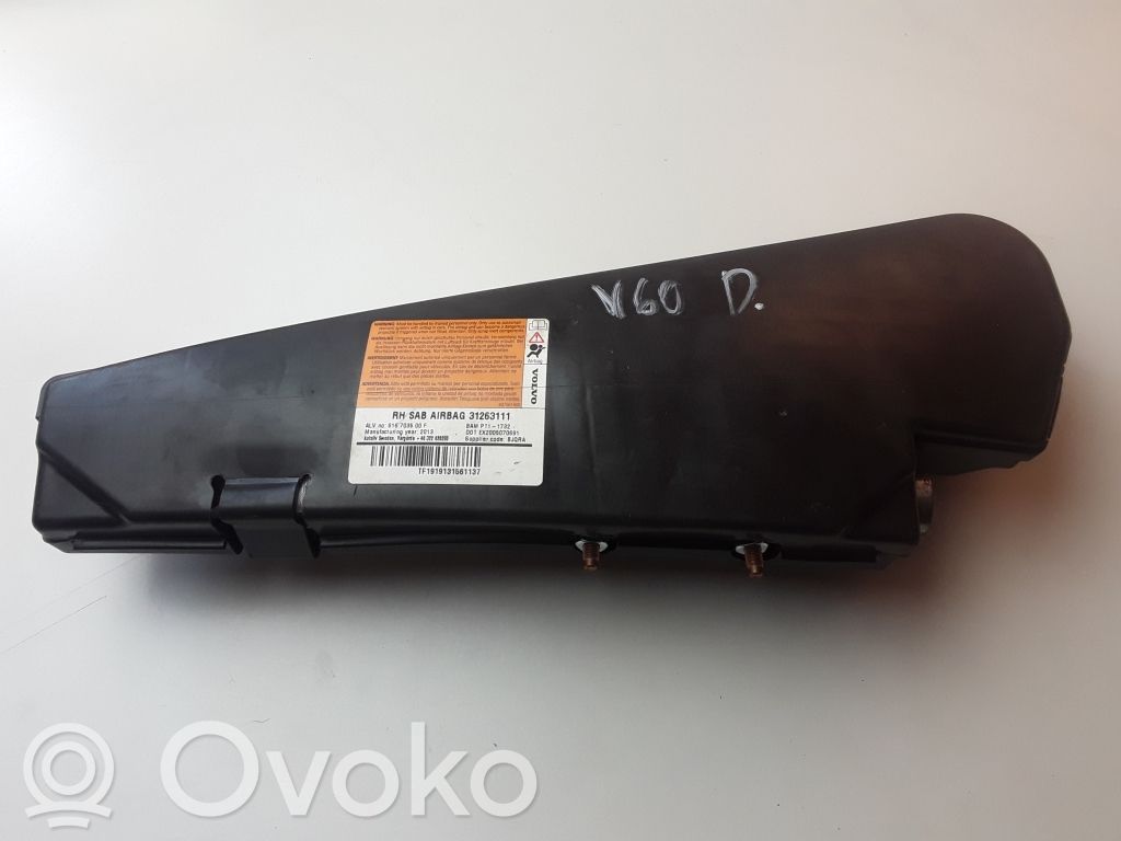 Volvo V60 Airbag del asiento 