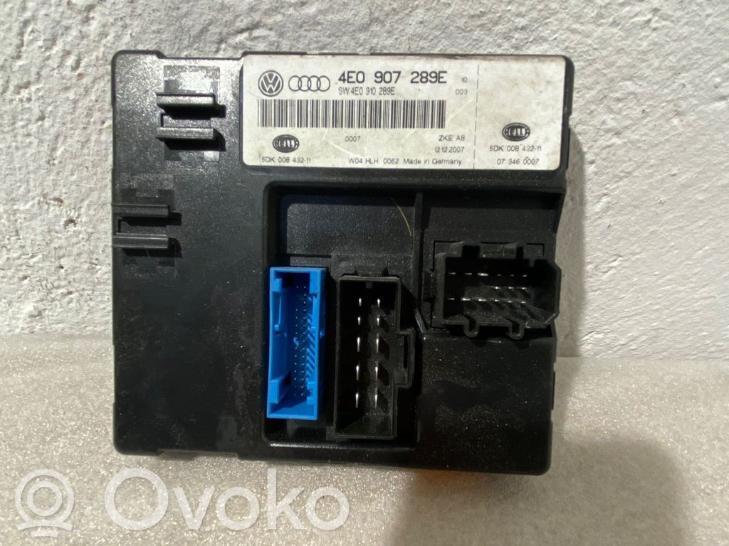 Lichtmodul Lichtsensor   4E0907289E,5DK00843211,4E0910289E