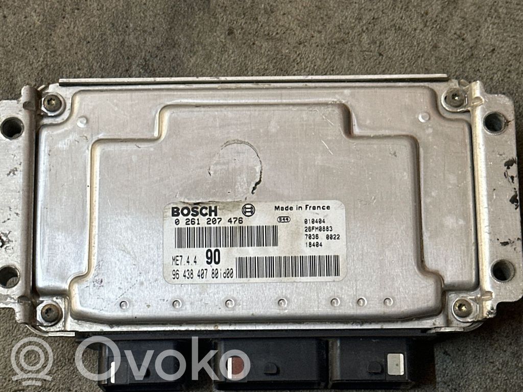 Engine control unit/module   9643840780,0261207476