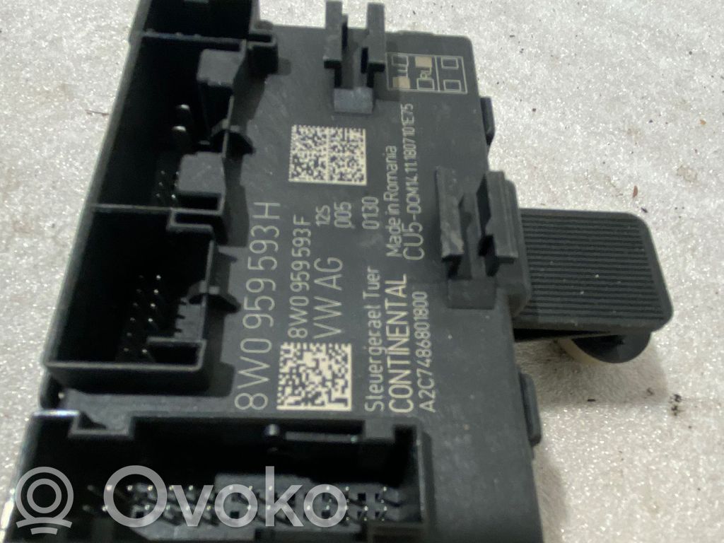 Unité de commande module de porte   8W0959593H,8W0959593F,A2C7486801800