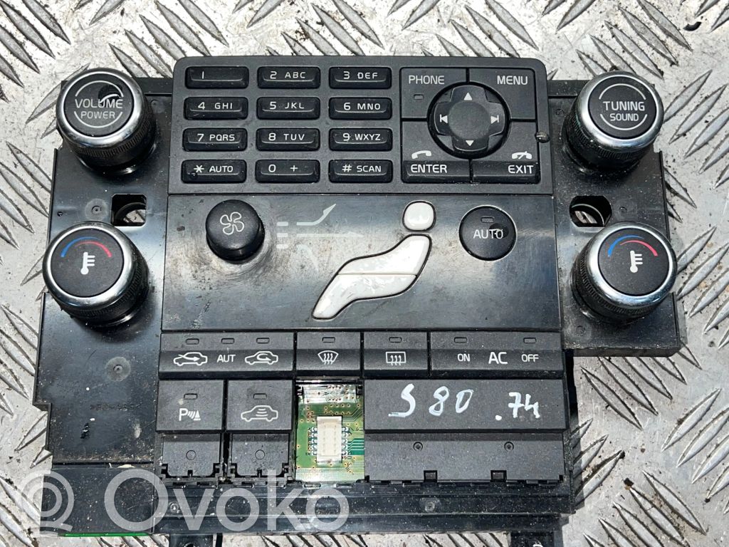 Volvo S80 Climate control unit 