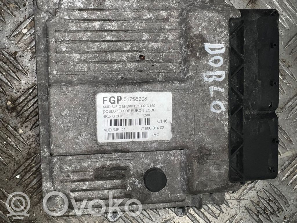 Fiat Doblo Engine control unit/module 