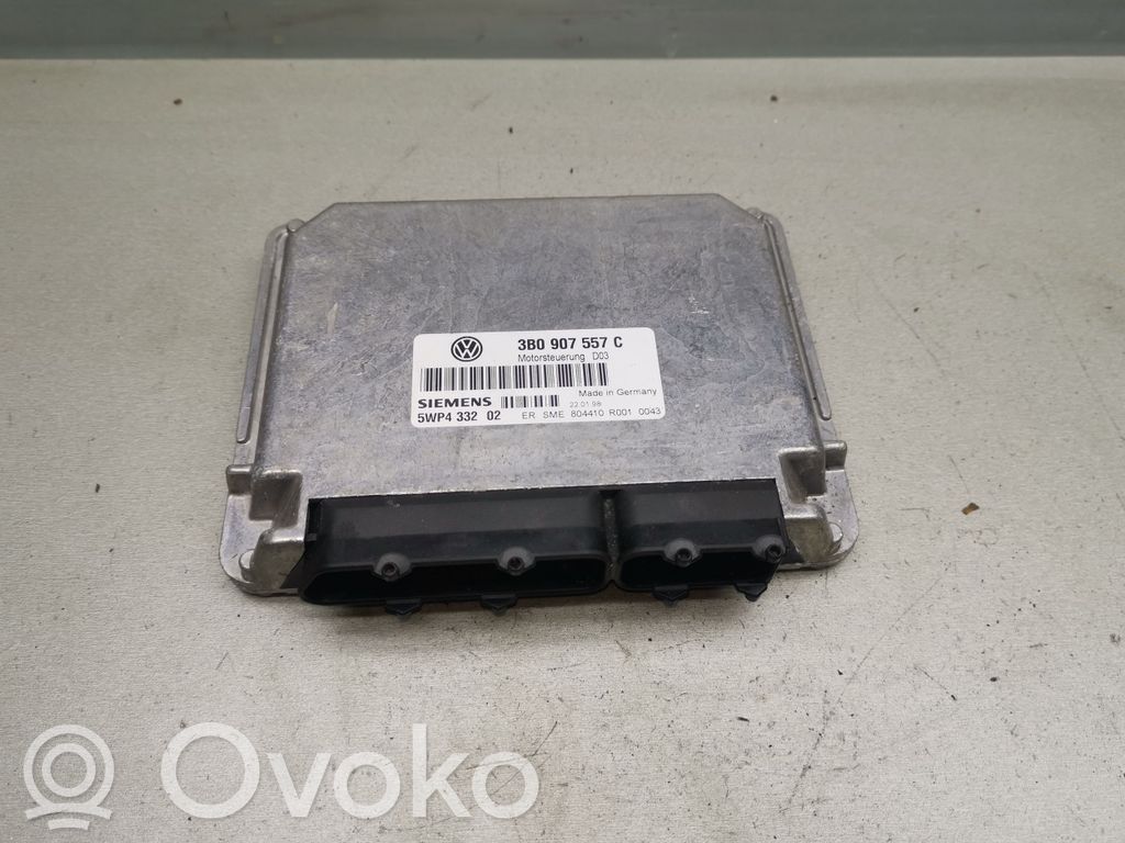 Engine control unit/module   3B0907557C,5WP433202
