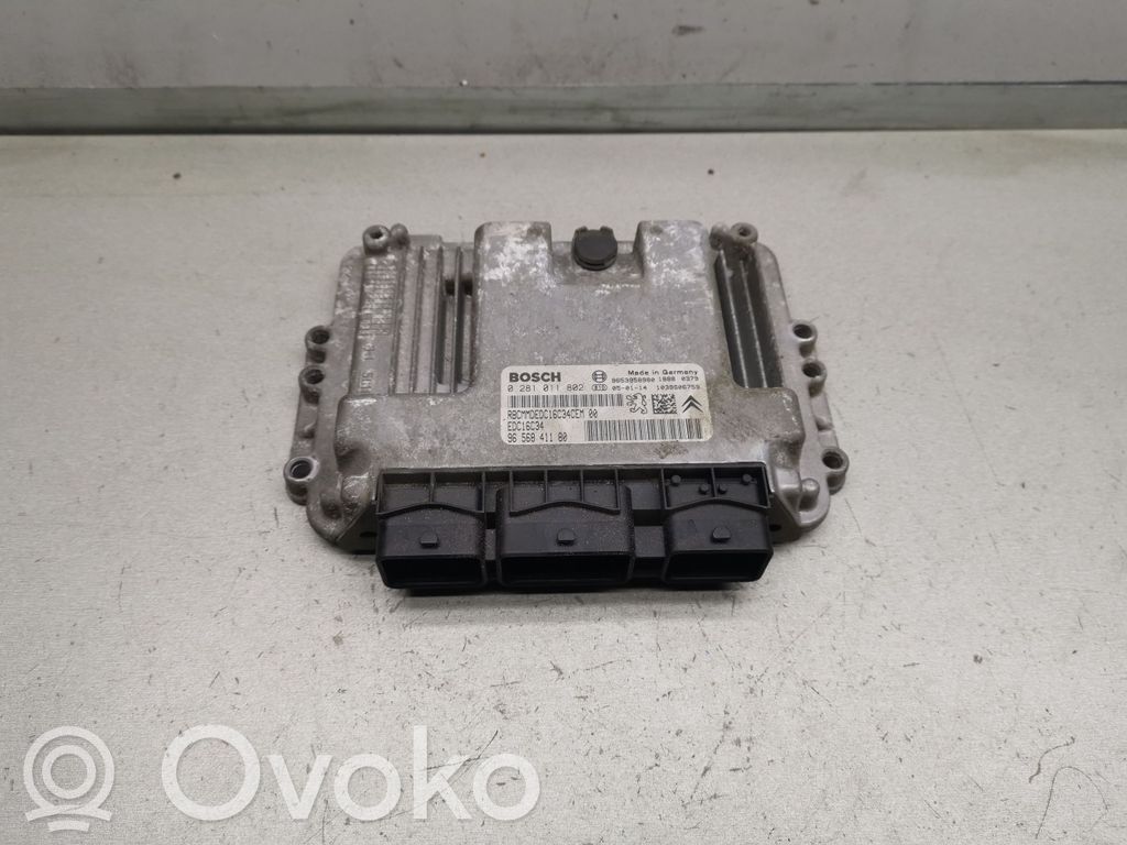 Engine control unit/module   0281011802,9656841180