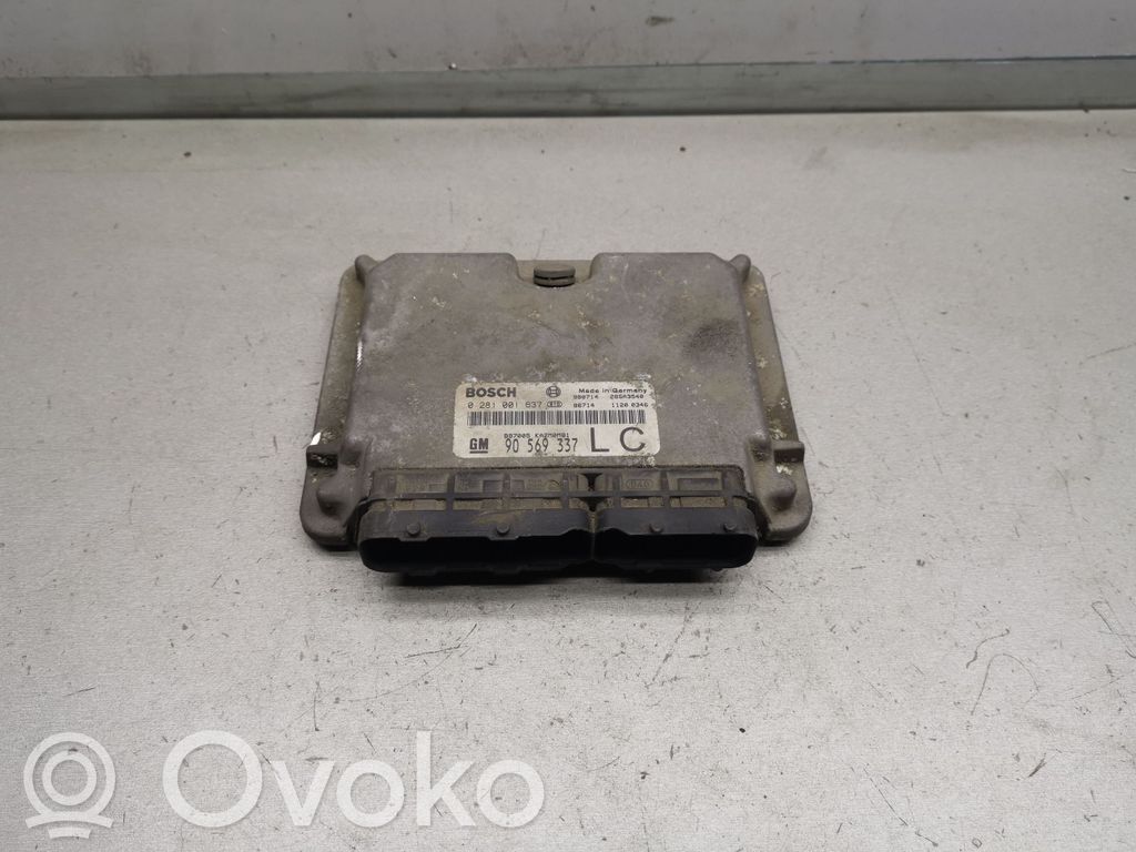 Engine control unit/module   0281001637,90569337