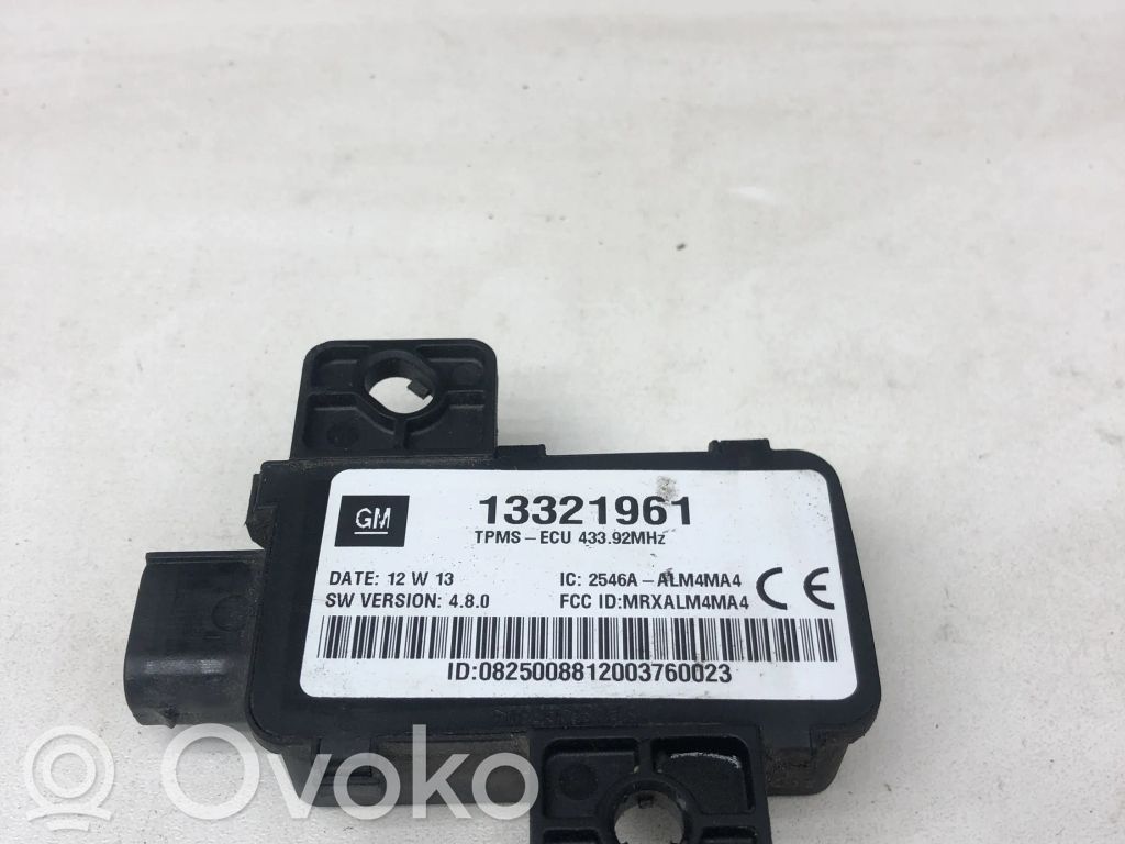 Opel Insignia A Tire pressure control unit 